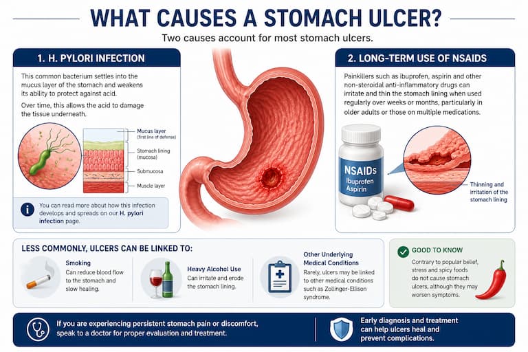 causes of stomach ulcer